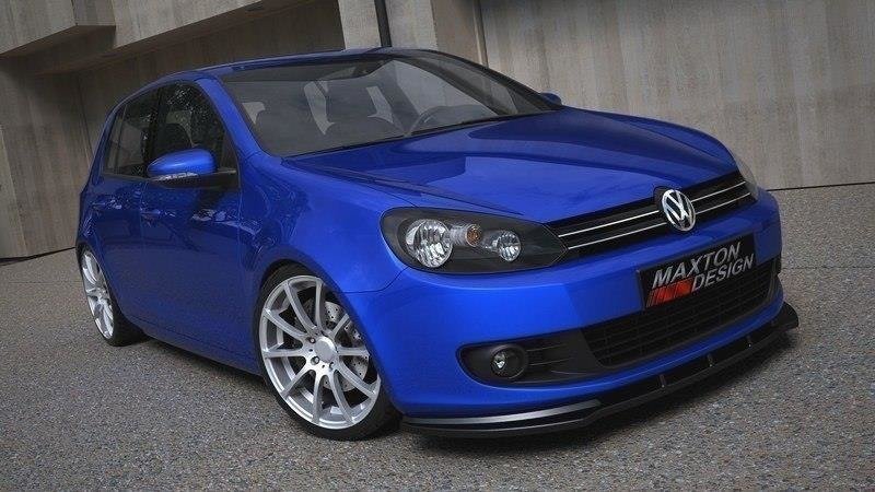 Front Ansatz für VW GOLF 6 schwarz matt
