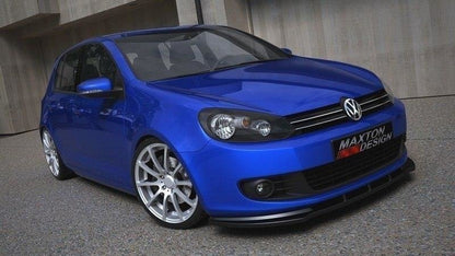 Front Ansatz für VW GOLF 6 schwarz matt