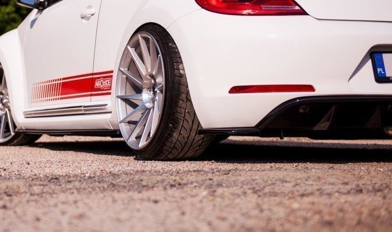 Heck Ansatz Flaps Diffusor für VW BEETLE Carbon Look