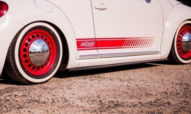 Seitenschweller Ansatz für VW BEETLE schwarz matt