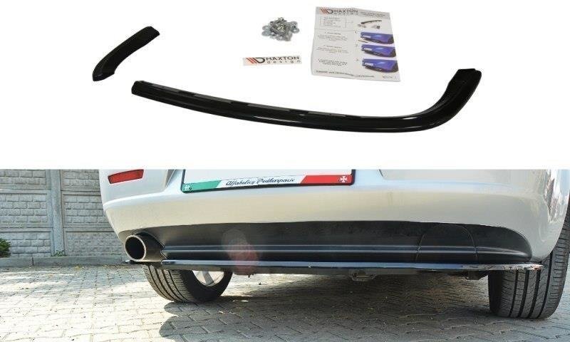 Mittlerer Diffusor Heck Ansatz für ALFA ROMEO 159  schwarz matt