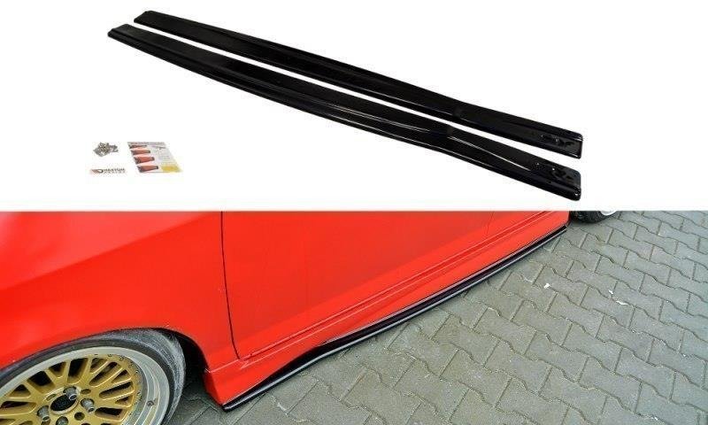 Seitenschweller Ansatz für HONDA JAZZ MK1 schwarz matt