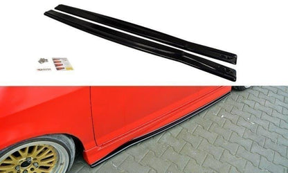 Seitenschweller Ansatz für HONDA JAZZ MK1 schwarz matt