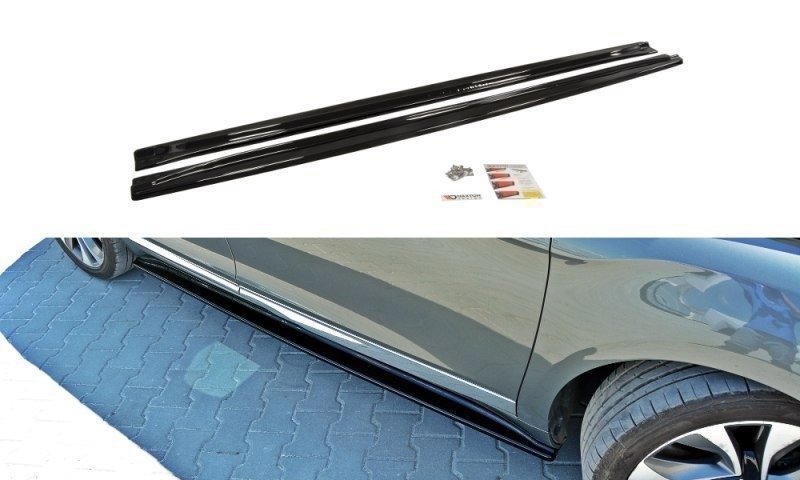 Seitenschweller Ansatz für CITROEN DS5 FACELIFT, PREFACE schwarz matt
