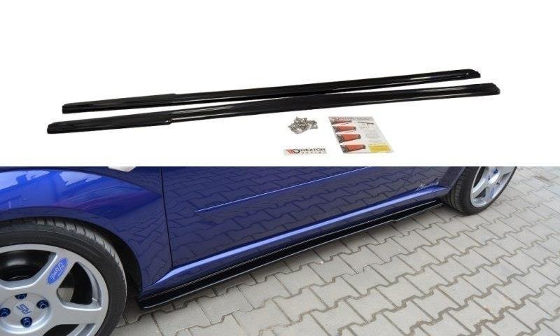 Seitenschweller Diffusers Ford Focus RS Mk1 schwarz matt