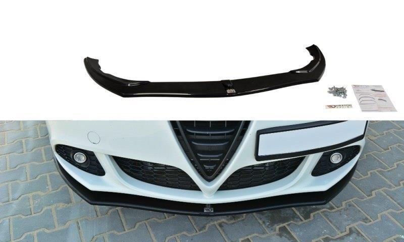 Front Ansatz V.1 für Alfa Romeo Giulietta schwarz Hochglanz