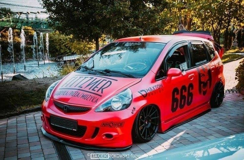 Spoiler CAP für HONDA JAZZ MK1 Carbon Look