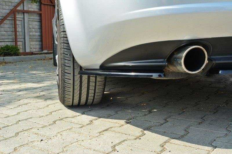 Mittlerer Diffusor Heck Ansatz für ALFA ROMEO 159  schwarz matt