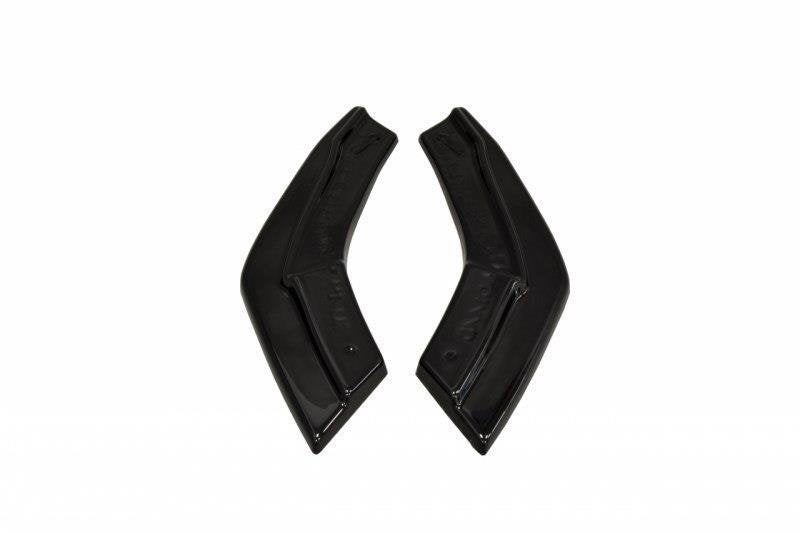 Heck Ansatz Flaps Diffusor für Subaru Impreza WRX STI 2009-2011 schwarz Hochglanz