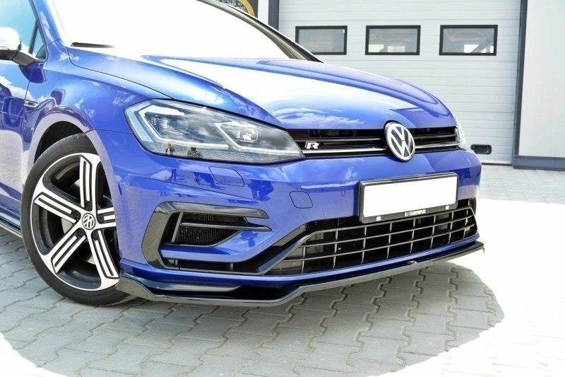 Front Ansatz V.2 für VW Golf 7 R / R-Line Facelift schwarz matt