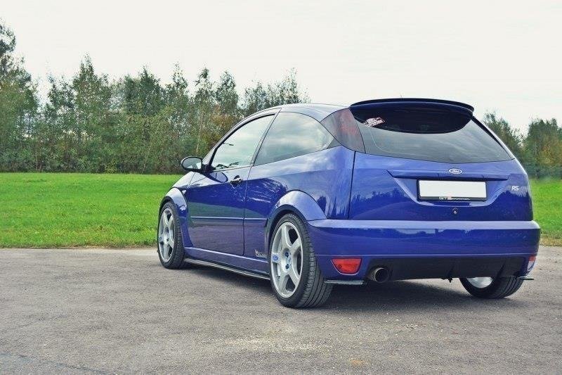 Heck Ansatz Flaps Diffusor für FORD FOCUS mk1 RS Carbon Look