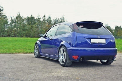 Heck Ansatz Flaps Diffusor für FORD FOCUS mk1 RS Carbon Look