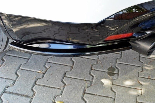 Heck Ansatz Flaps Diffusor für INFINITI QX70 Carbon Look