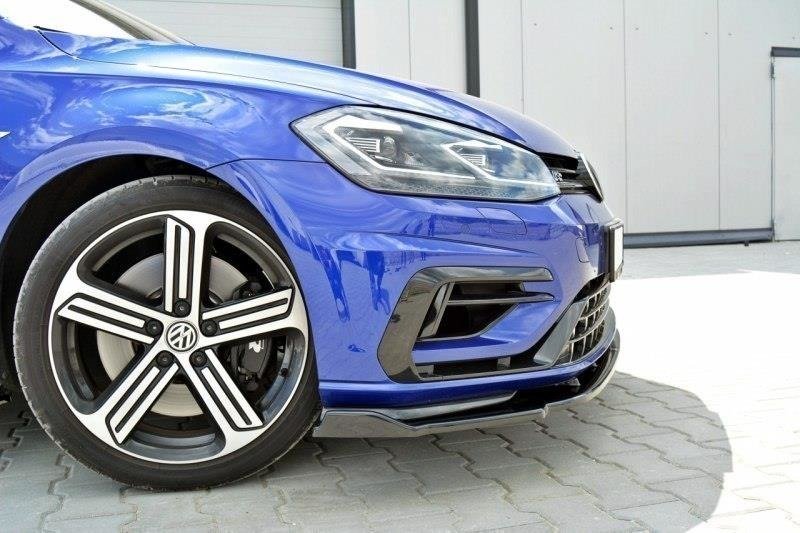 Front Ansatz V.1 für VW Golf 7 R / R-Line Facelift Carbon Look