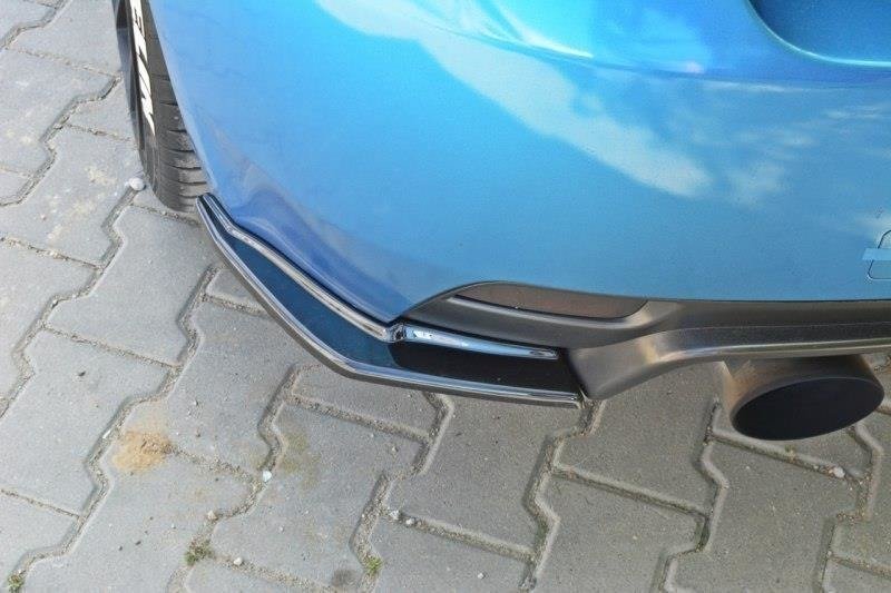 Heck Ansatz Flaps Diffusor für Subaru Impreza WRX STI 2009-2011 schwarz matt