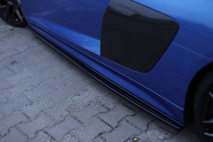 Seitenschweller Ansatz für Audi R8 Mk.2 schwarz matt