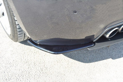 Heck Ansatz Flaps Diffusor für PEUGEOT RCZ schwarz Hochglanz