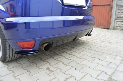 Heck Ansatz Flaps Diffusor für FORD FOCUS mk1 RS Carbon Look