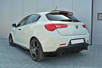 Heck Ansatz Flaps Diffusor für ALFA ROMEO GIULIETTA Zender schwarz matt
