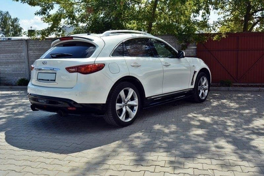 Seitenschweller Ansatz für INFINITI QX70 schwarz matt