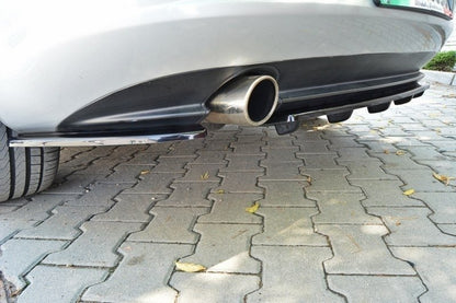 Mittlerer Diffusor Heck Ansatz für ALFA ROMEO 159 im DTM LOOK schwarz matt