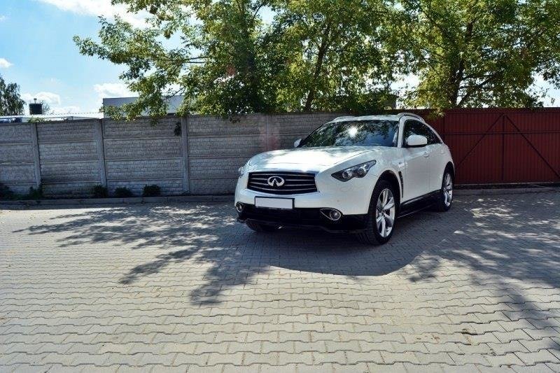 Front Ansatz für v.1 INFINITI QX70 Carbon Look