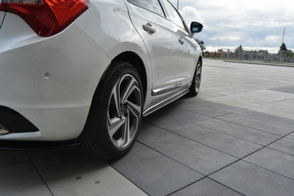 Seitenschweller Ansatz für CITROEN DS5 FACELIFT, PREFACE schwarz matt