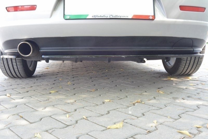 Mittlerer Diffusor Heck Ansatz für ALFA ROMEO 159 im DTM LOOK schwarz matt