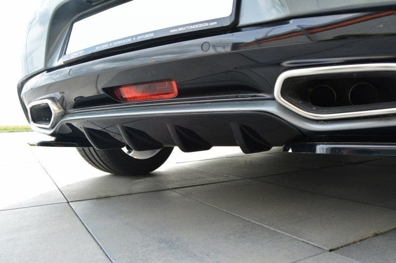 Diffusor Heck Ansatz für CITROEN DS5 schwarz Hochglanz