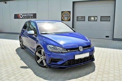 Front Ansatz V.2 für VW Golf 7 R / R-Line Facelift schwarz matt