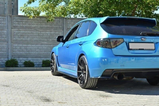 Seitenschweller Ansatz für Subaru Impreza WRX STI 2009-2011 schwarz matt