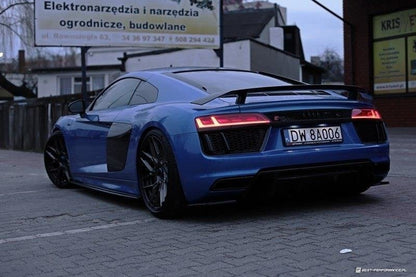 Seitenschweller Ansatz für Audi R8 Mk.2 schwarz matt