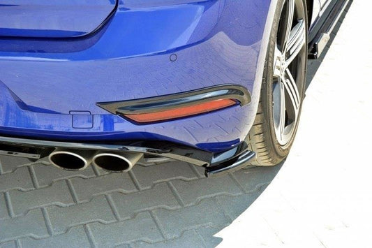 Hintere Rahmen Für Leuchten VW Golf 7 R / R-Line Facelift schwarz Hochglanz