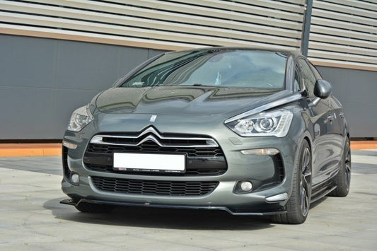 Front Ansatz für v.1 CITROEN DS5 FACELIFT, PREFACE schwarz Hochglanz