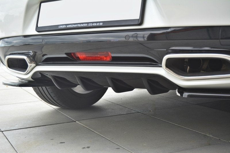 Diffusor Heck Ansatz für CITROEN DS5 Carbon Look
