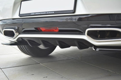 Diffusor Heck Ansatz für CITROEN DS5 schwarz matt