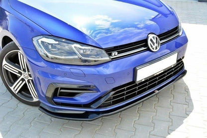 Front Ansatz V.3 für VW Golf 7 R / R-Line Facelift Carbon Look