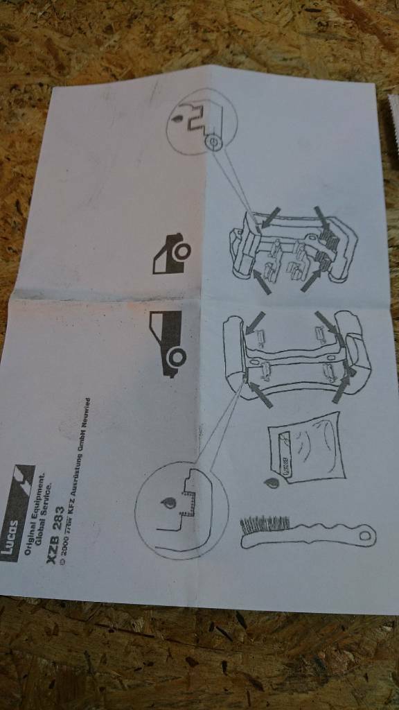 Corsa c tigra b Bremsklötze Bremsbacken hinten neu original gm