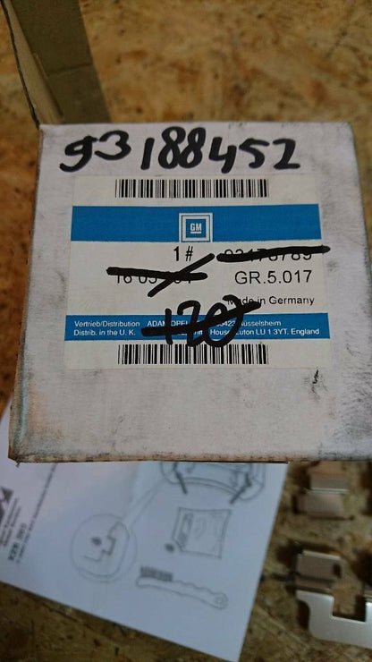 Corsa c tigra b Bremsklötze Bremsbacken hinten neu original gm