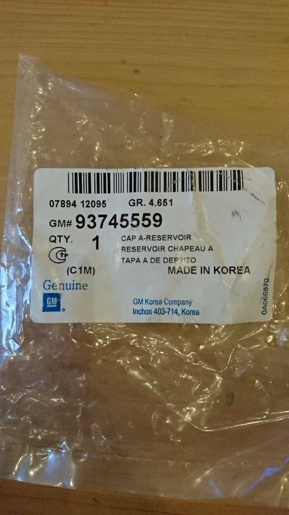 Chevrolet Deckel Bremsflüssigkeitsbehälter neu original GM