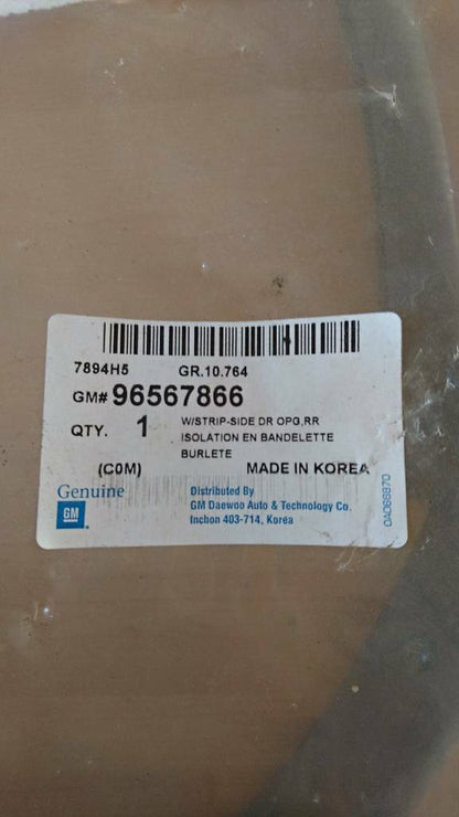 Daewoo Matiz Dichtung Türe hinten links neu original GM