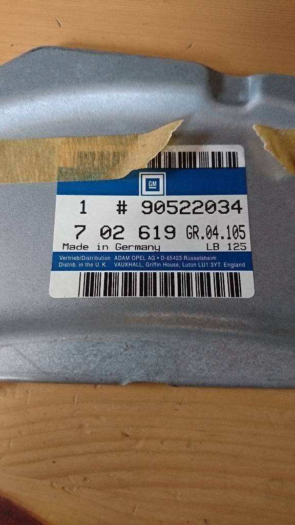 Vectra A Vectra B Schutzblech Kupplungsscheibe neu original GM