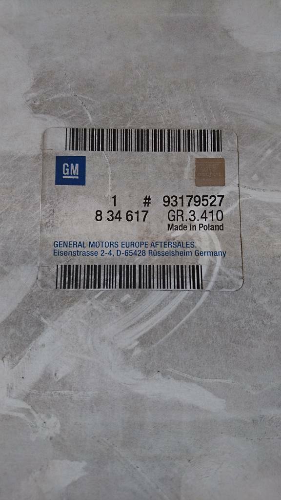 Vectra B Luftfilter neu original GM
