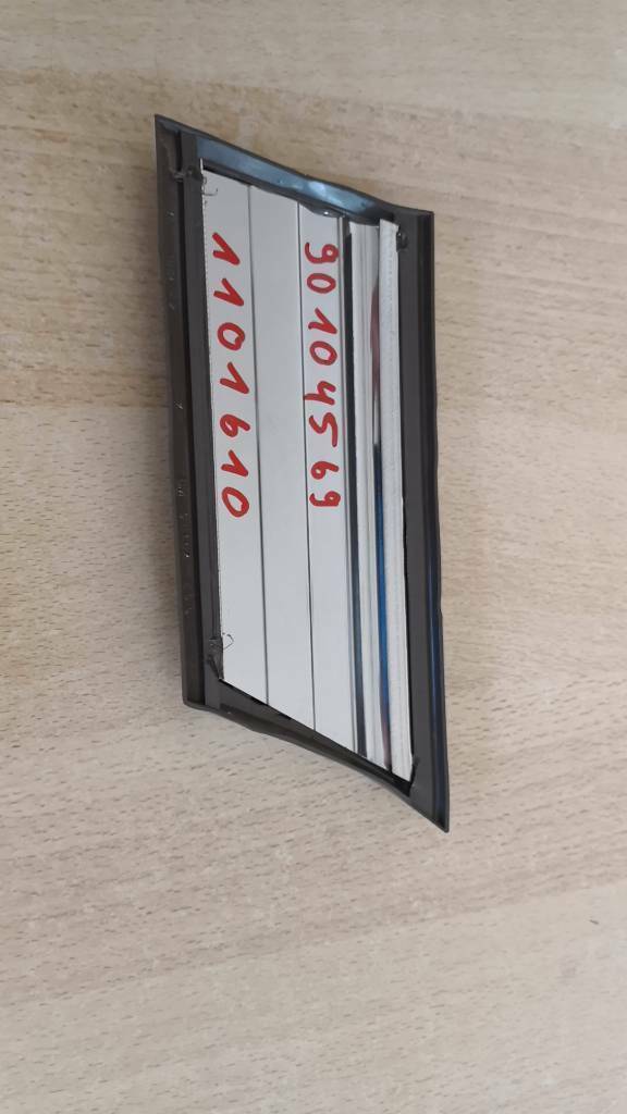 Opel Ascona C Zierleiste Schwarz Vorne Links Neu Original GM