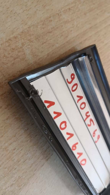 Opel Ascona C Zierleiste Schwarz Vorne Links Neu Original GM