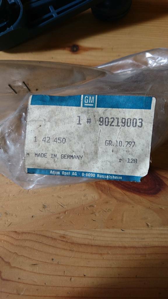 Corsa A Kadett E Fensterkurbel dunkelblau original GM Opel NEU