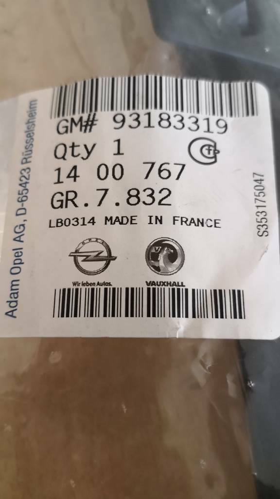 Opel Astra H Blende Frontverkleidung Links neu original GM