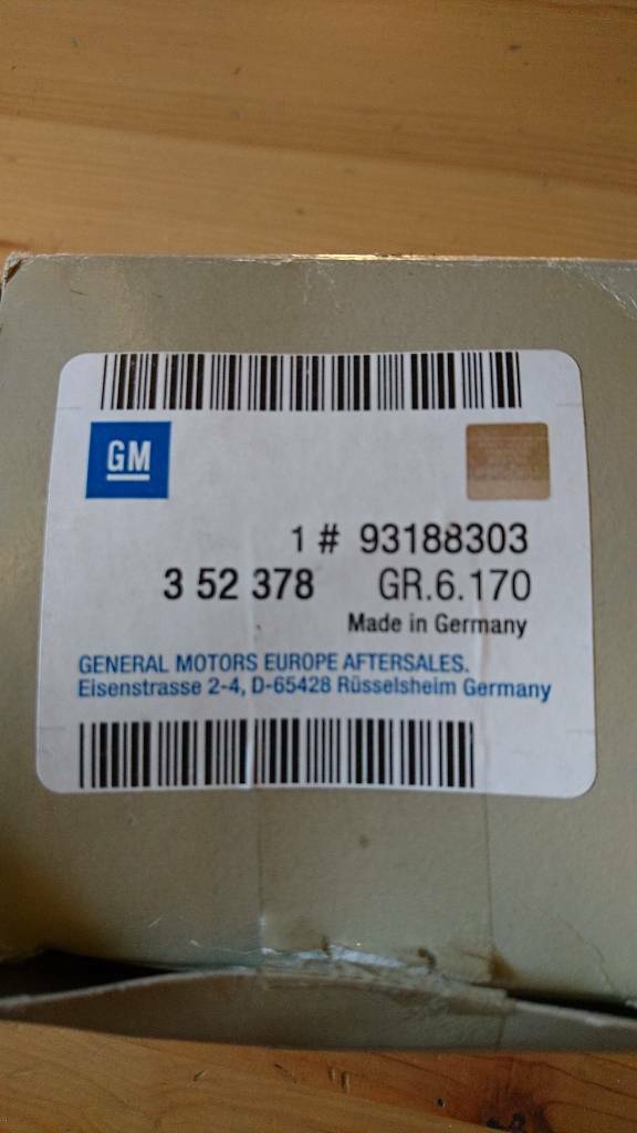Opel Meriva A Dämpfungsbuchse Lager vorne neu original GM