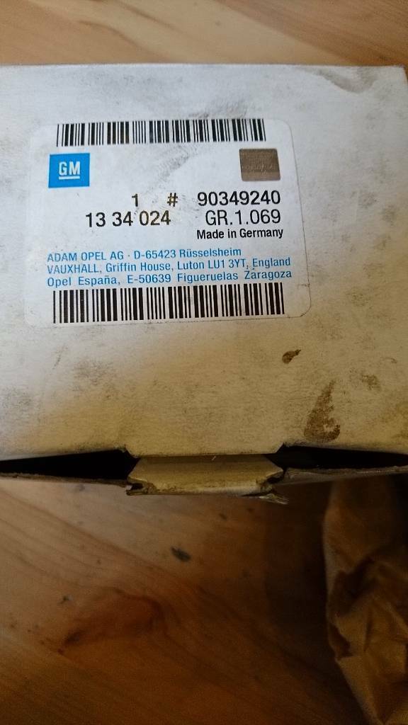 Corsa a Kadett e Wasserpumpe neu original gm 90349240