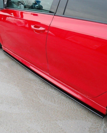 Seitenschweller Ansatz für VW GOLF 6 GTI 35TH / R20 Carbon Look